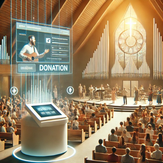 church using tech