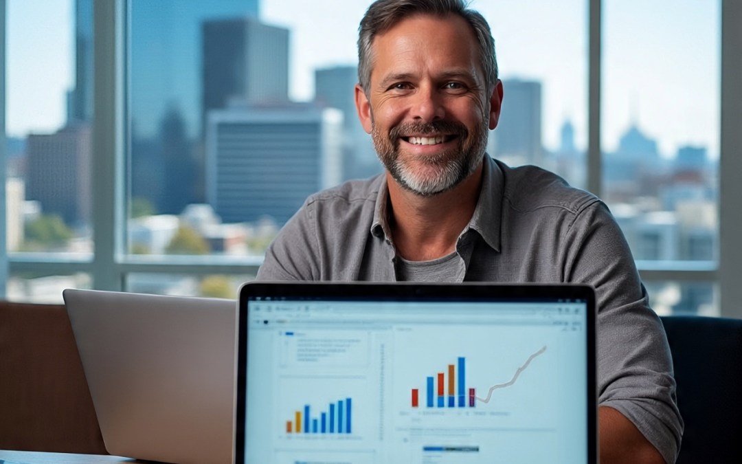 man in Nashville office